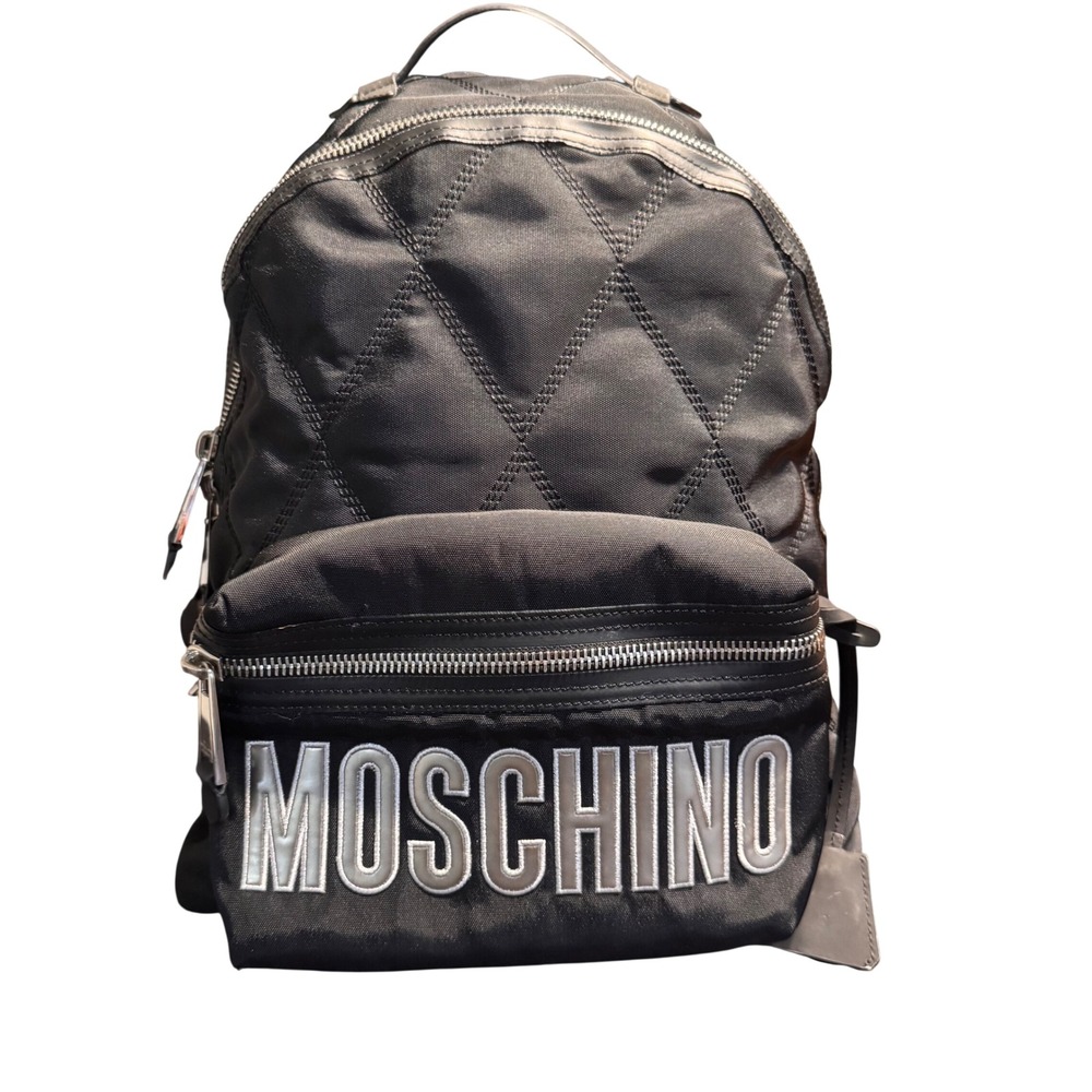 Moschino Quilted Nylon Backpack Unisex One Size